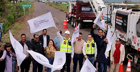 Arranca Bedolla rehabilitación de carretera que conecta a Contepec y Maravatío