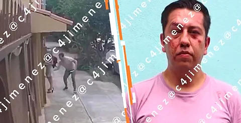 Testigos golpearon al sujeto antes de que fuera detenido por la SSC