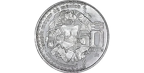 ¿Tienes una Moneda de 50 Pesos con Coyolxauhqui? Esto es lo que realmente vale