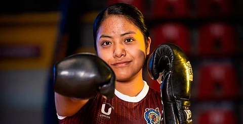 Geraldinne López, una nicolaita que se abre paso en el mundo del box
