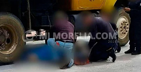 Abuelita pierde la vida tras ser atropellada por camión de carga en Zitácuaro