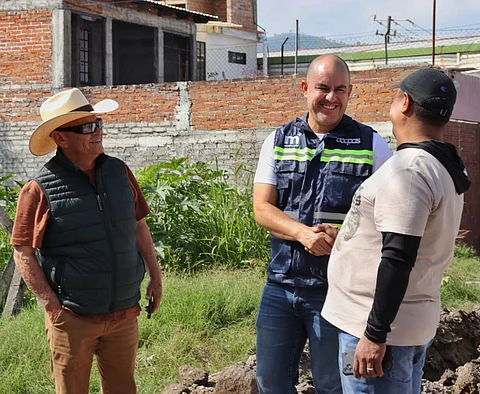 Adolfo Torres impulsa obra hídrica en Ampliación Lomas de la Aldea, en coordinación con vecinos