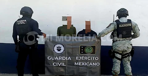 Enfrentamiento en Apatzingán: abaten a uno y capturan a “El Enano” y “Peso Pluma”