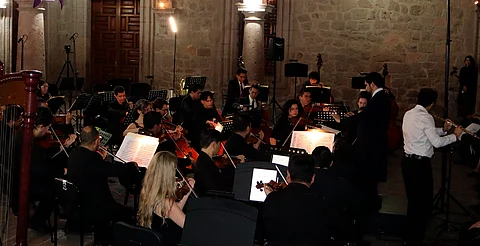 Palacio Municipal de Morelia se llena de arte y cultura con recital de la Orquesta Filarmónica del Tzintzuni