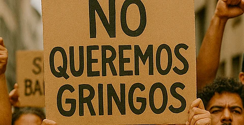 Marchan otra vez contra la gentrificación en CDMX; fueron cerca de 200 participantes