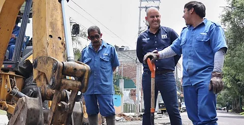 Adolfo Torres supervisa trabajos emergentes sobre el Boulevard García de León
