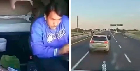Grupo armado asalta a trailero en la pista Querétaro-Celaya; lo reportan desaparecido