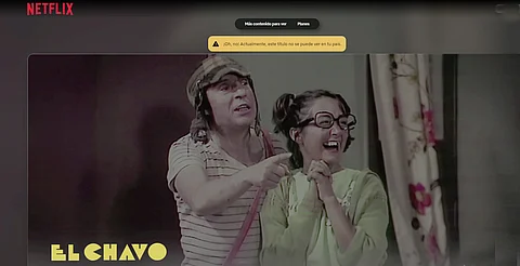 Netflix deja fuera de su catálogo a El Chavo del 8 en México