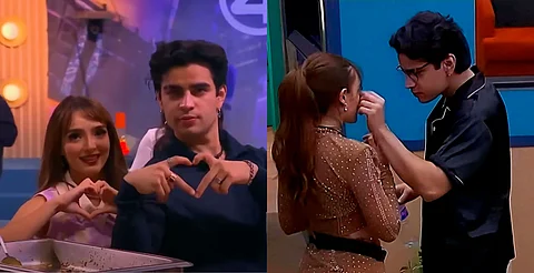 ‘Me acaba de declarar su amor’: Elaine y Aarón, el primer romance de La Casa de los Famosos México 3