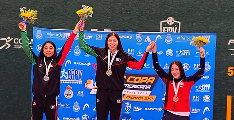 Pelotari michoacana brilla con doble oro en Copa Panamericana; se alista para abierto de frontenis en Cancún
