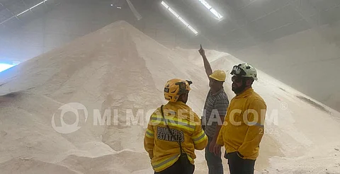 Hombre queda atrapado en silo, en Lagunillas, Michoacán