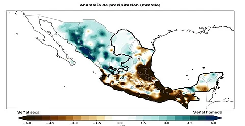 Lluvias disminuyen 21% en julio por posible canícula: SMN