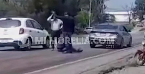 Motociclista resulta herido tras choque en la carretera Tarímbaro–Álvaro Obregón