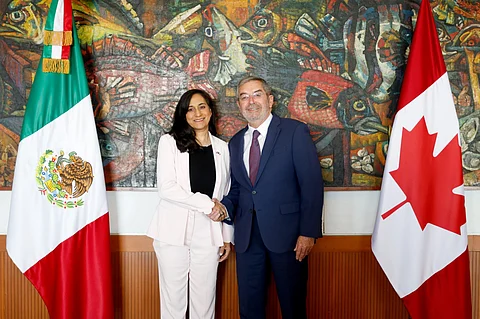 De la Fuente y Anand preparan visita del primer ministro canadiense Mark Carney a México