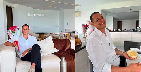 Tras polémica por comentarios machistas, Chicharito presume que si tiene novia