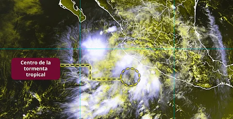 Ivo continúa fortaleciéndose: fuertes lluvias y vientos en Jalisco, Colima y Michoacán