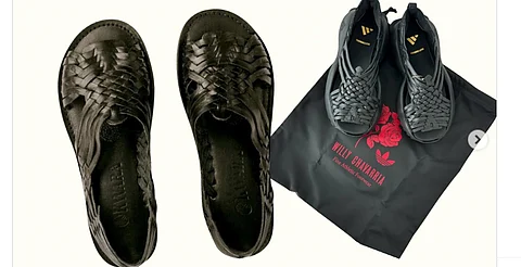 Sandalias de Adidas no corresponden a diseño de Oaxaca, sino de Michoacán, atajan