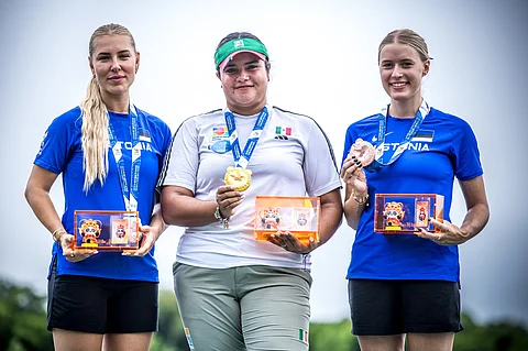 México brilla en China: Andrea Becerra gana oro en tiro con arco en los World Games 2025