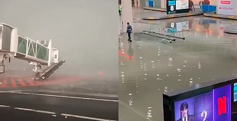 Vuelven a despegar vuelos en el AICM tras tormenta e inundaciones