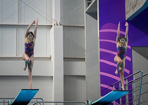 Gemelas Mía y Lía Cueva dan oro a México en Juegos Panamericanos Junior