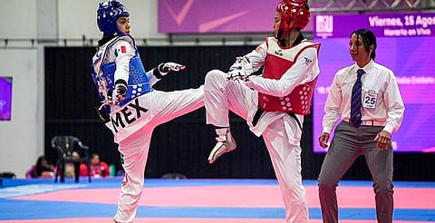Orgullo mexicano: tres medallas en primer día de taekwondo en Asunción 2025
