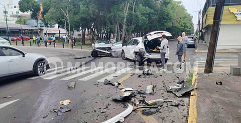 Se registran 2 accidentes vehículares en diferentes sitios de Morelia