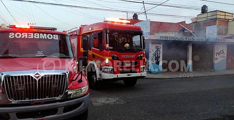 Se incendia local de artículos de limpieza en colonia Prados Verdes, Morelia