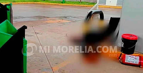 Michoacán: conductor atropella accidentalmente a empleada de gasolinera