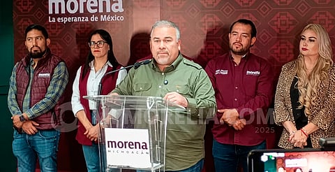Somos respetuosos, pero no descartaremos a Torres Piña para 2027: Morena Michoacán