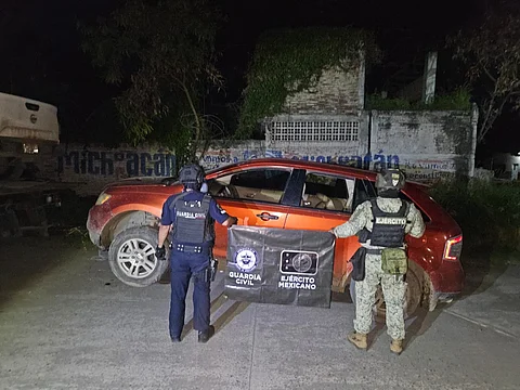 SSP asegura 4 fusiles, 4 vehículos y municiones en Operación Apatzingán: SSP