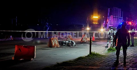 Accidente fatal en el Libramiento de Uruapan deja un motociclista muerto