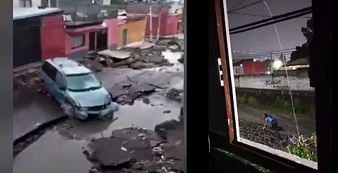 Amanece Querétaro con severas afectaciones tras lluvia nocturna; hay dos muertos