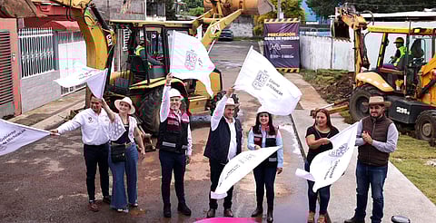 Arranca Bedolla rehabilitación de espacio público y calle en Uruapan
