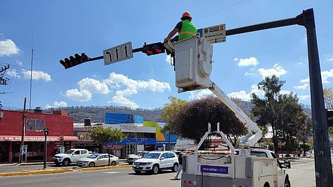 En lo que va del año 4 semáforos de Morelia resultaron afectados por percances viales