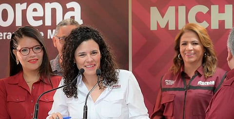 Morena ratificará triunfo en Michoacán en 2027, coinciden Fabiola Alanís y la presidenta del CEN Luisa María Alcalde