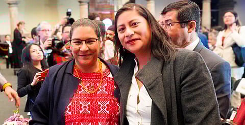 Celeste Ascencio reconoció logros de Lenia Batres en la Suprema Corte de Justicia de la Nación