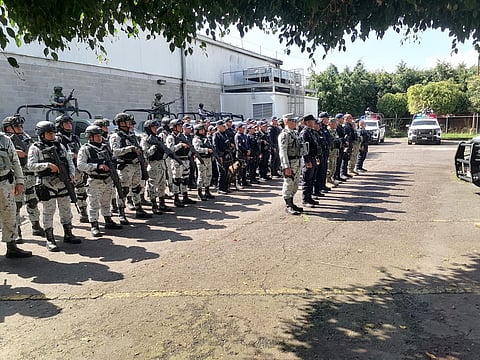 Se mantiene refuerzo operativo interinstitucional en Uruapan: Oseguera Cortés