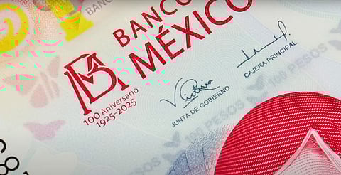 ¿Ya los viste? Así son los billetes conmemorativos por el 100 aniversario de Banxico
