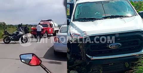 Se registran 2 choques en Morelia; uno involucró a presunta camioneta de la SSP