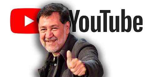 ¿Noroña recibe propina de 17 mil pesos en YouTube?