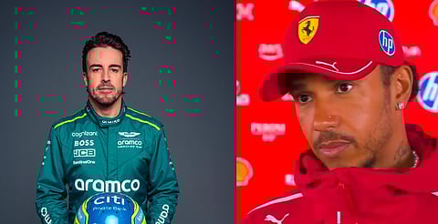 Fernando Alonso y Hamilton celebran el regreso de Checo y Bottas a la F1