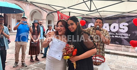 “Bodorrio” en Palacio Clavijero: protestan contra renta de espacios públicos para bodas
