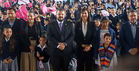 Inicia en Michoacán el ciclo escolar 2025-2026 con un compromiso de paz: Gabriela Molina
