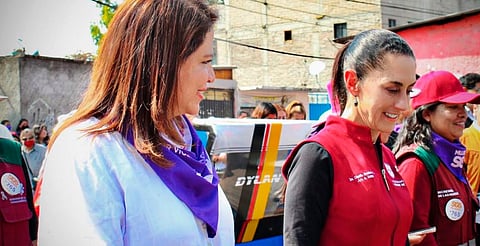 Fabiola Alanís felicita a la presidenta Sheinbaum por su primer informe de gobierno