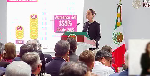 "Vamos bien y vamos a ir mejor", asegura Sheinbaum en su Primer Informe de Gobierno