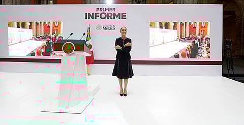 "Vamos bien y vamos a ir mejor": presidenta Claudia Sheinbaum en su primer informe de gobierno