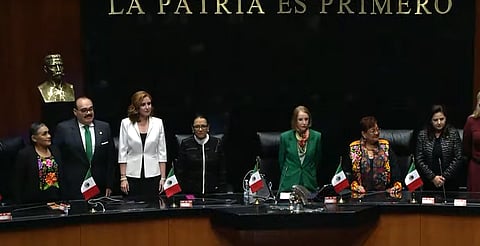 Senado formaliza toma de protesta de nuevos jueces y magistrados