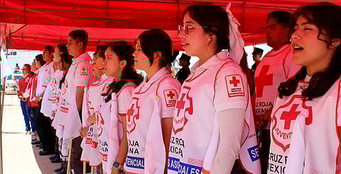 Voluntariado se pierde cada día: Cruz Roja Mexicana