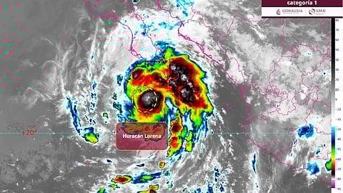 Lorena se convierte en huracán categoría 1: trayectoria y zonas en riesgo