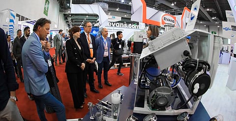 Adolfo Torres inaugura el pabellón de los Países Bajos en Aquatech 2025